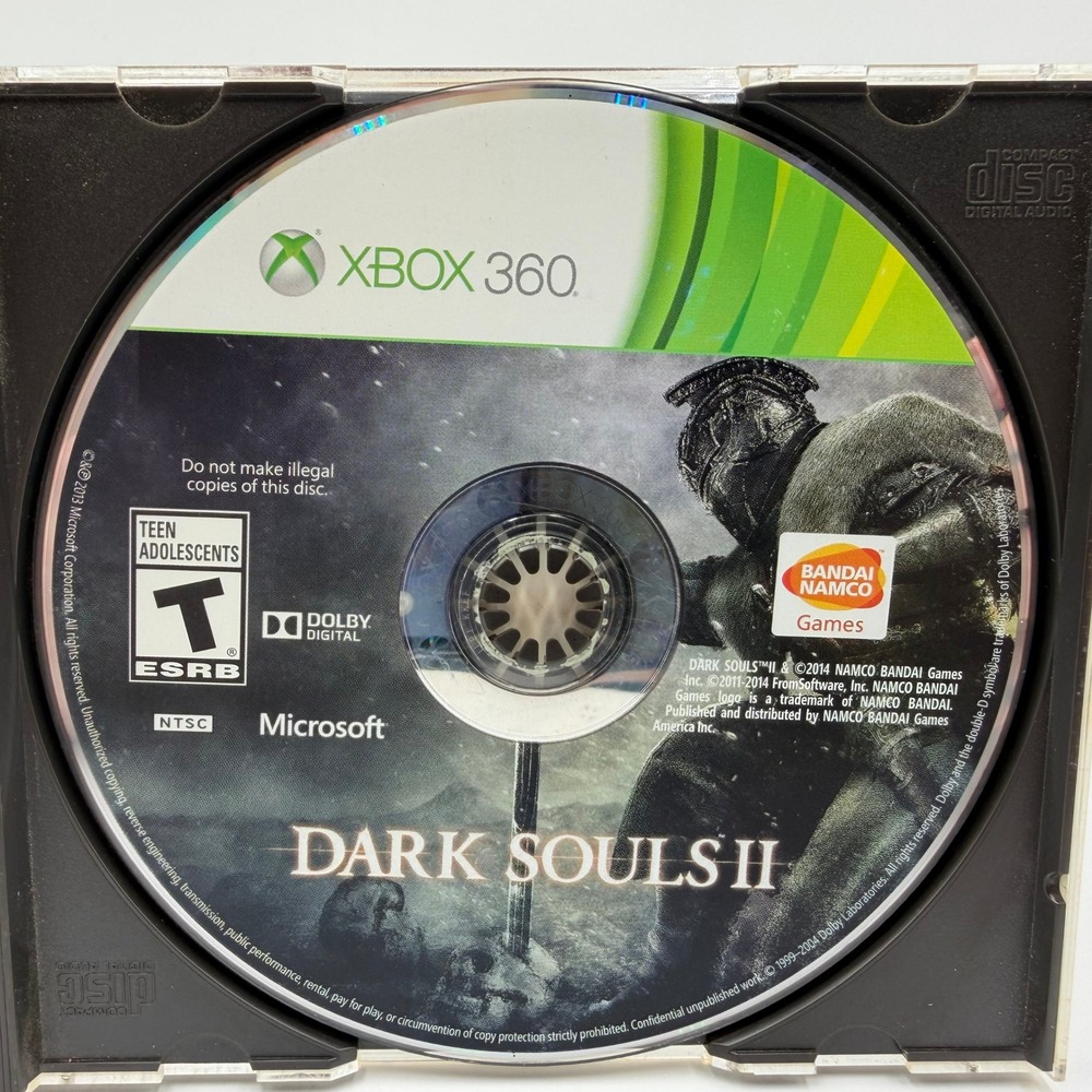 Dark Souls II 2 Xbox 360 Microsoft Bandai Namco Video Game Disc Only NTSC